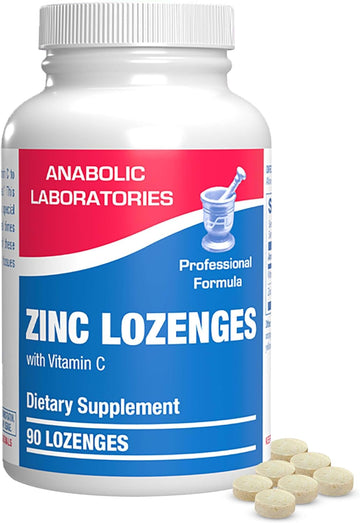 Anabolic Laboratories Zinc Lozenges For Adults With Vitamin C - 90 Ora