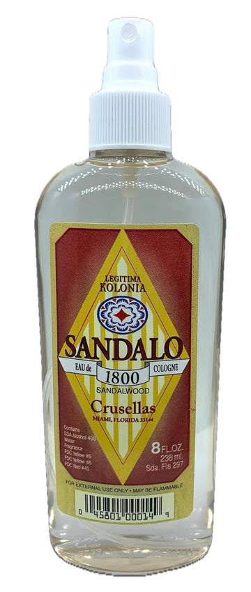 Legitima Kolonia 1800 Sandalo (Sandalwood) Splash Cologne 16 Fl. Oz