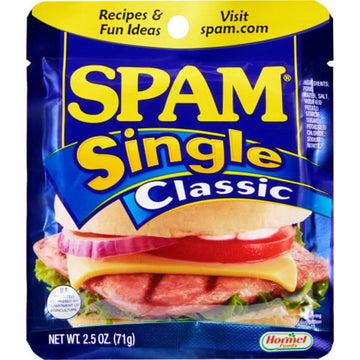 Spam Single Classic, 2.5 Ounce Pouch (Pack Of 24)