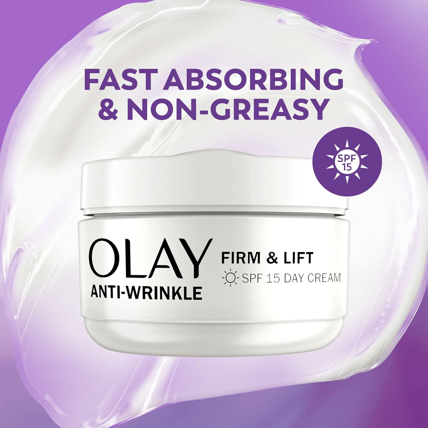 Olay Anti-Wrinkle Firm & Lift Giftset: Spf15 Day Face Cream 50Ml + Night Cream Moisturiser 50Ml, Anti-Ageing Skin Care