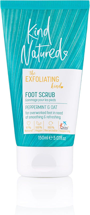 Kind Natured Peppermint & Oat Exfoliating Foot Scrub 150Ml