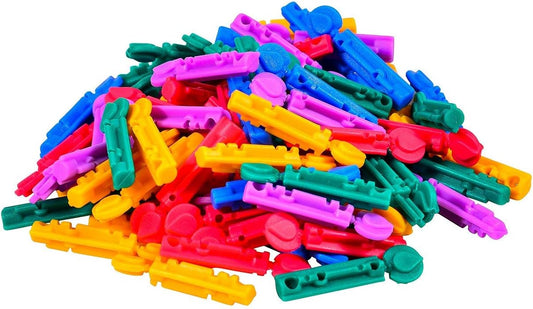 Lancets For Diabetes Testing - 30 Gauge Diabetic Lancets For Blood Testing And Glucose Testing - Fits Most Lancing Devices - Sterile, Single Use 30G Blood Sugar Lancets - Multicolored - 300 Count