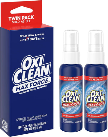 Oxiclean Max Force Laundry Stain Remover Spray, 2 Fl Oz, 2Pk