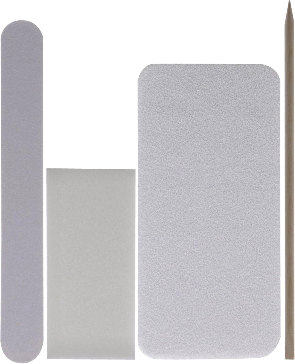 Cuccio - Pedicure Client Guard Disposable Pro Pack - for Women - Birchwood Stick, Nail File, Large Heel Buffer, Nail Buffer - 4 Pc, Multi : Amazon.co.uk: Beauty