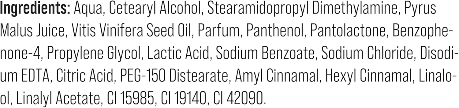 Alberto Balsam Juicy Green Apple Conditioner - 300Ml - With Pro-Vitamin B5-24Hr Fragrance