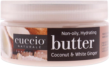 Cuccio Naturale Butter, Coconut And White Ginger, 226 G