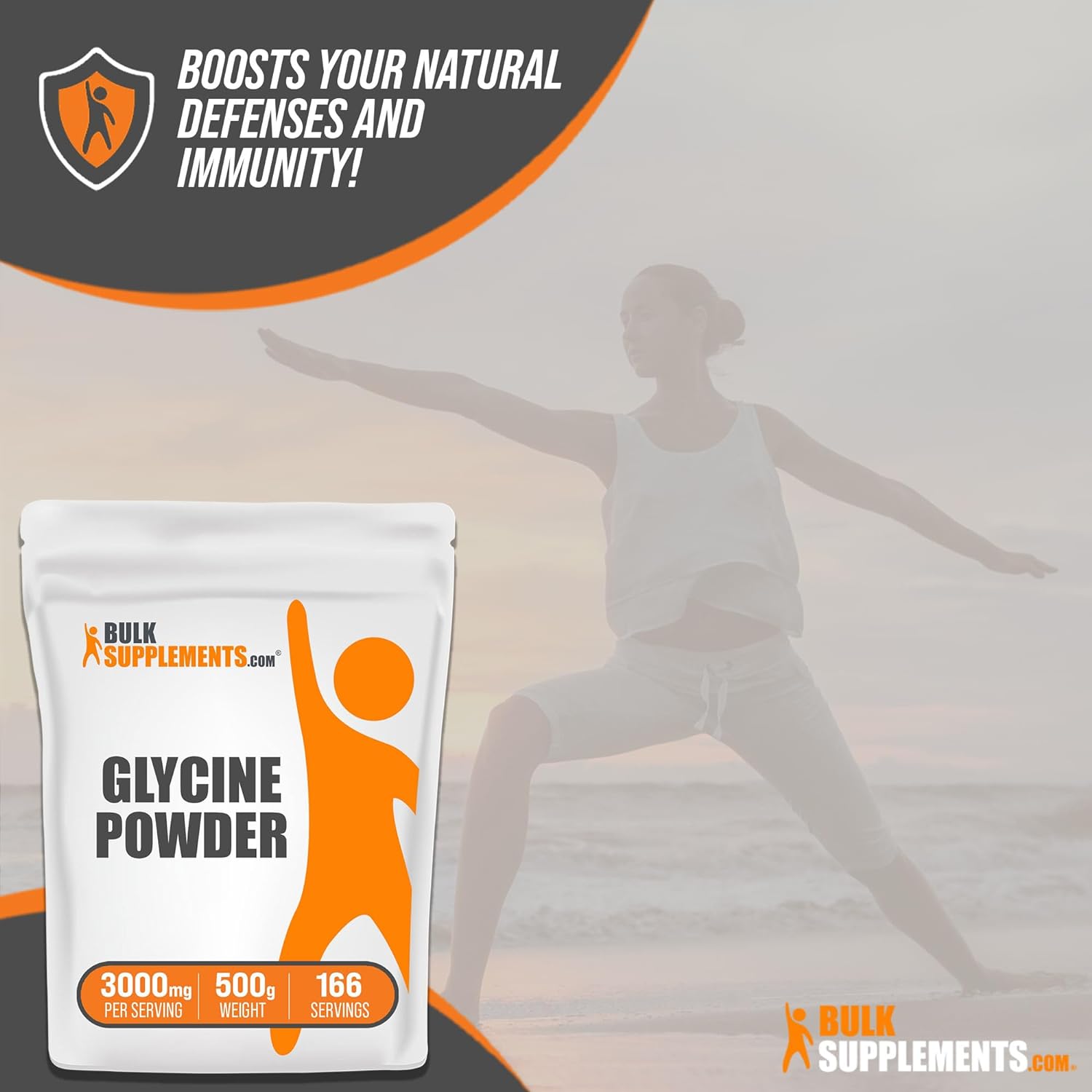 BULKSUPPLEMENTS.COM Glycine Powder - L-Glycine Powder, Glycine Supplem