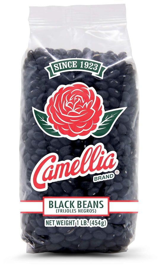 Camellia Brand Dried Black Beans, 1 Pound (Pack Of 6)