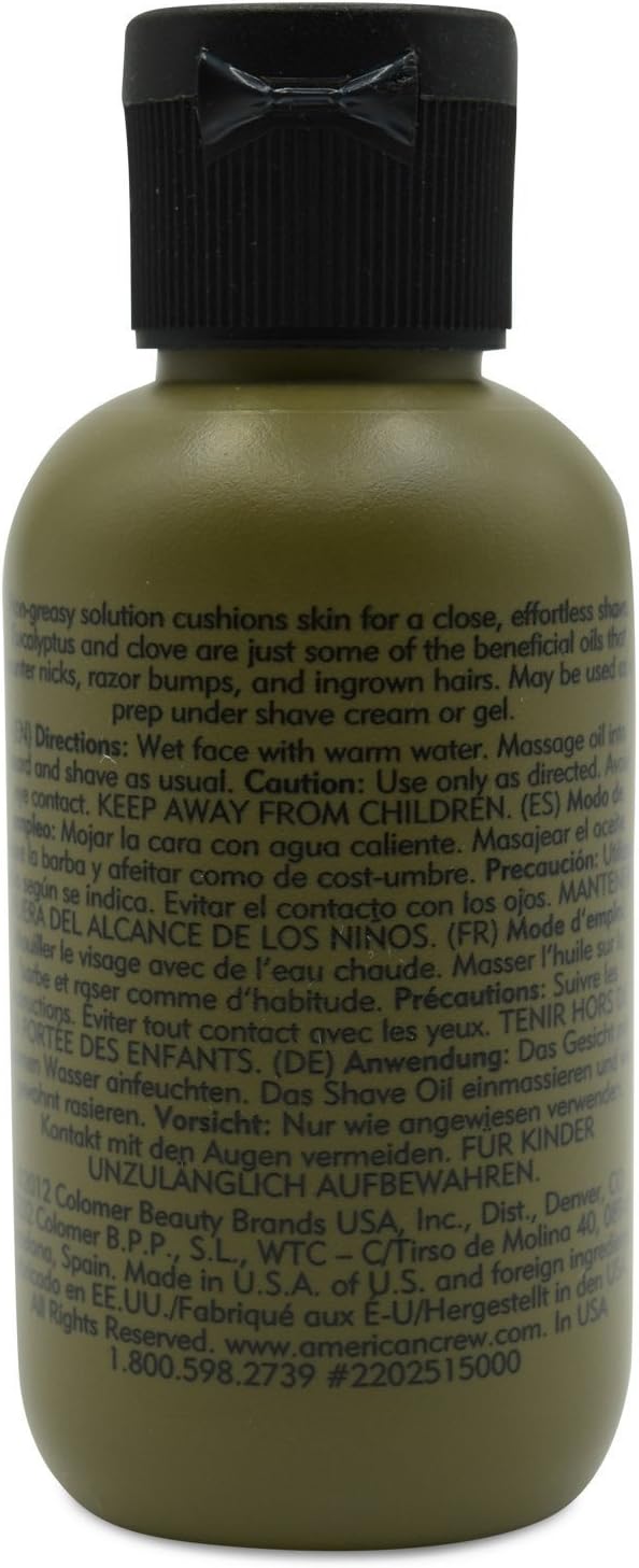 American Crew Ultra Gliding Shave Oil, 1.7 Ounce : Beauty & Personal Care