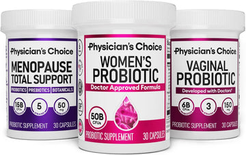 Physician'S Choice Total Womens Health Bundle - Menopause Probiotic + Vaginal Probiotic + Womens Probiotic