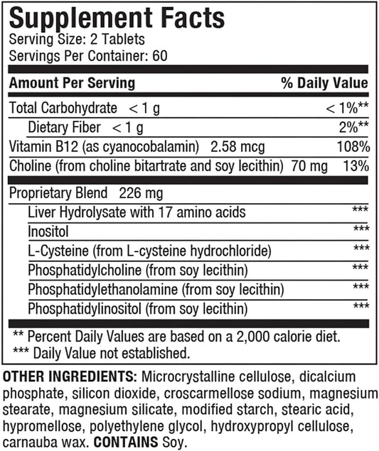Liverite Liver Aid 2-Pack 120 Tablets (Total 240Ct) Liver Support, Liver Cleanse, Liver Care, Liver Function, Energy