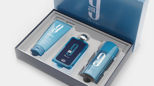 Afnan 9 Am Dive Perfume Gift Set – Eau De Parfum (3.4 Oz), Shower Gel (5.0 Oz), Deodorant (5.0 Oz)