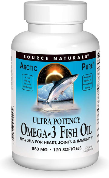 Source Naturals Arcticpure Ultra Potency 850 Mg Omega-3 Fish Oil - 120 Softgels