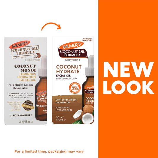 Palmer’S Coconut Oil Formula Coconut Monoi Luminous Hydration Facial Oil, 1 Ounce