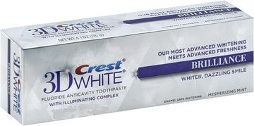 Crest 3D White Vivid Fluoride Anticavity Toothpaste - 0.85 Oz - Radiant Mint - 3 Pk : Health & Household