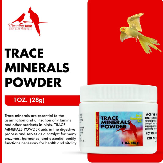 Morning Bird Trace Minerals Powder For Birds, 1 Oz