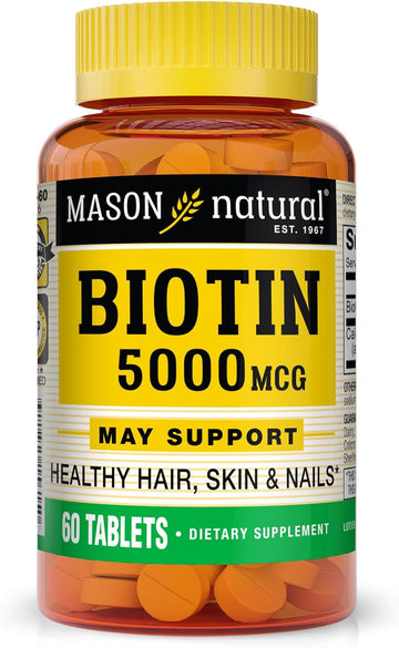 Mason Biotin 5000Mcg 60 Per Bottle