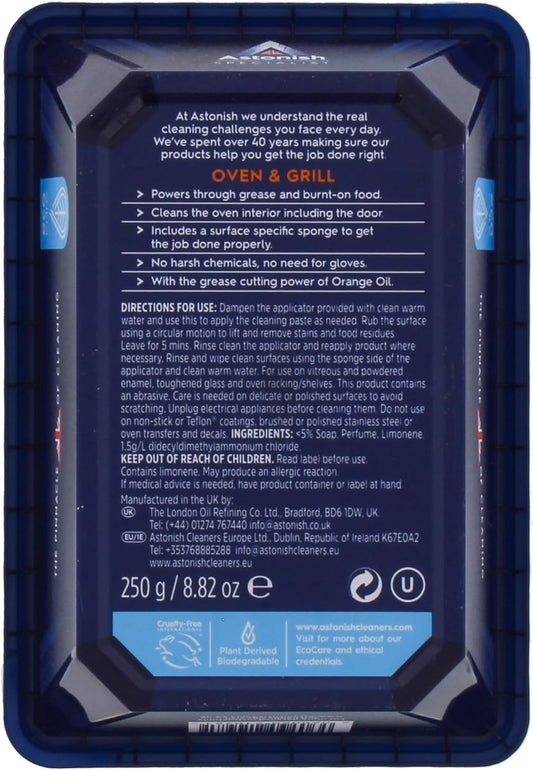 Astonish Specialist Oven & Grill Cleaner & Sponge, 250G