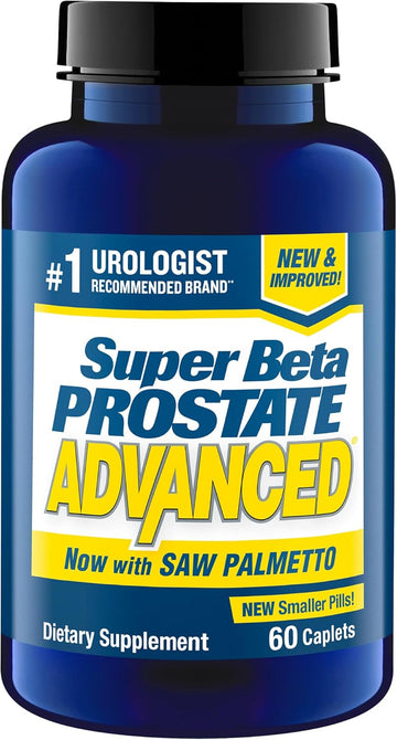 Advanced With Saw Palmetto - Prostate Health Supplements For Men, Bladder & Urinary Support With Beta-Sitosterol, Reishi, Saw Palmetto, Vitamin D, Zinc Oxide, Selenium - 120 Count