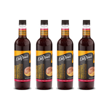 Davinci Gourmet Classic Gingerbread Syrup, 25.4 Fluid Ounce (Pack Of 4)