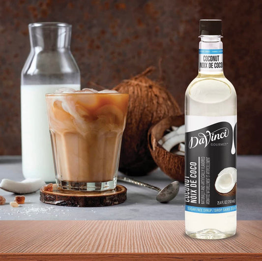 Davinci Gourmet Sugar-Free Coconut Syrup, 25.4 Fluid Ounce (Pack Of 4)