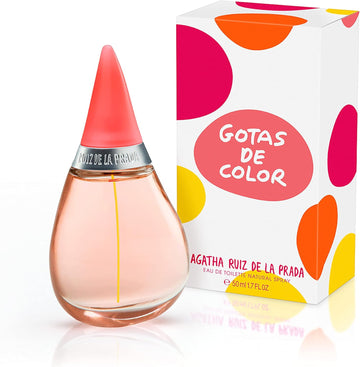 Agatha Ruiz De La Prada Perfume - Gotas De Color, Eau De Toilette For Women - Long Lasting - Playful, Modern And Young Fragance - Fruity And Floral Notes - Ideal For Day Wear - 100 Ml