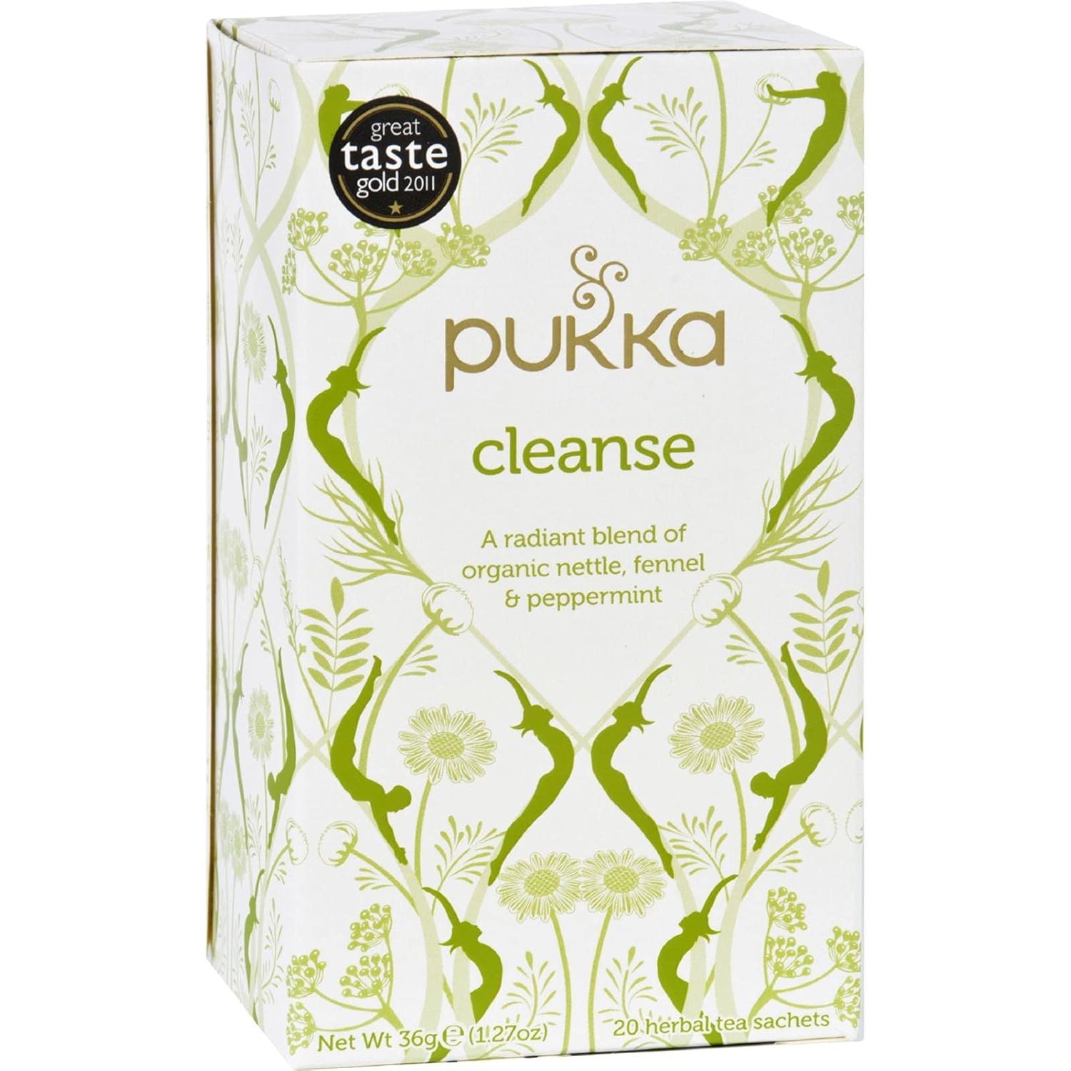 Pukka Cleanse Tea Organic Nettle Fennel & Peppermint -20 Tea Bags (Pack Of 2)