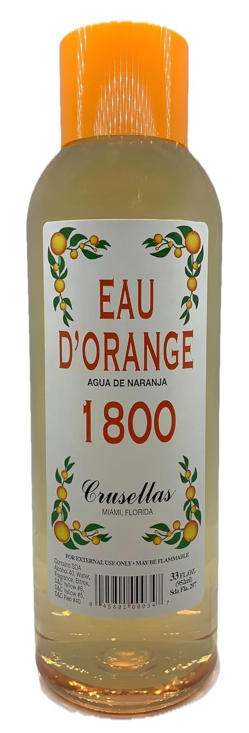 Crusellas Legitima Agua De Kolonia 1800 Orange (Naranja) Splash Cologne (33 Fl. Oz.) : Beauty & Personal Care