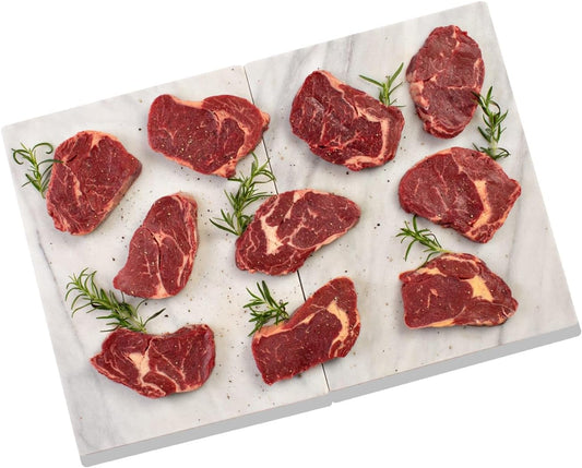 Musclefood Heritage Beef Ribeye Steaks (10 X 170G) | 21-Day Matured | 10 Steaks |