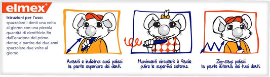 Elmex Bimbi - Dentifricio Bimbi 0-6 Anni Protezione Carie Denti Da Latte, 50Ml