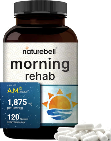 Naturebell Dihydromyricetin (Dhm) 98% Celebration Vitamins For Better Mornings, 120 Capsules | Liver Detox, Rapid Hydration For Your Drink With Milk Thistle, Electrolytes & B Vitamins