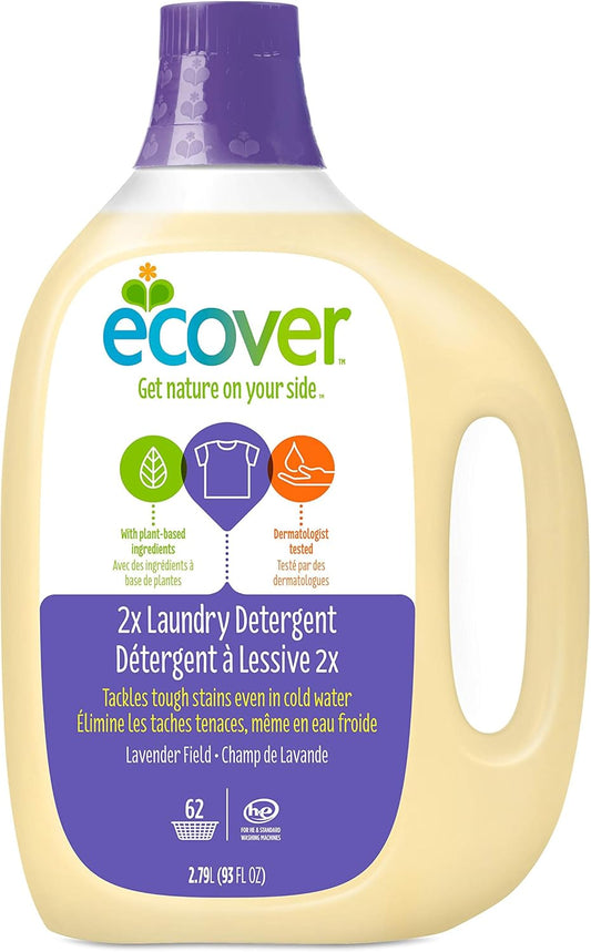 Ecover Laundry Detergent, Lavender Field, 93 Ounce (Pack 4)