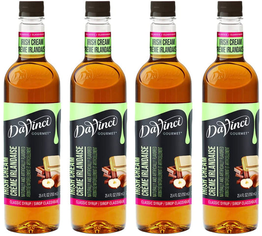 DaVinci Gourmet Classic Irish Cream Syrup, 25.4 Fluid Ounce (Pack of 4) : Grocery & Gourmet Food