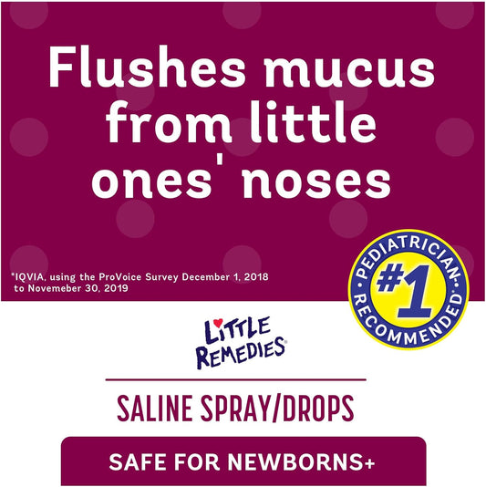Little Remedies Noses Saline Spray Drops, 1 Fl Oz