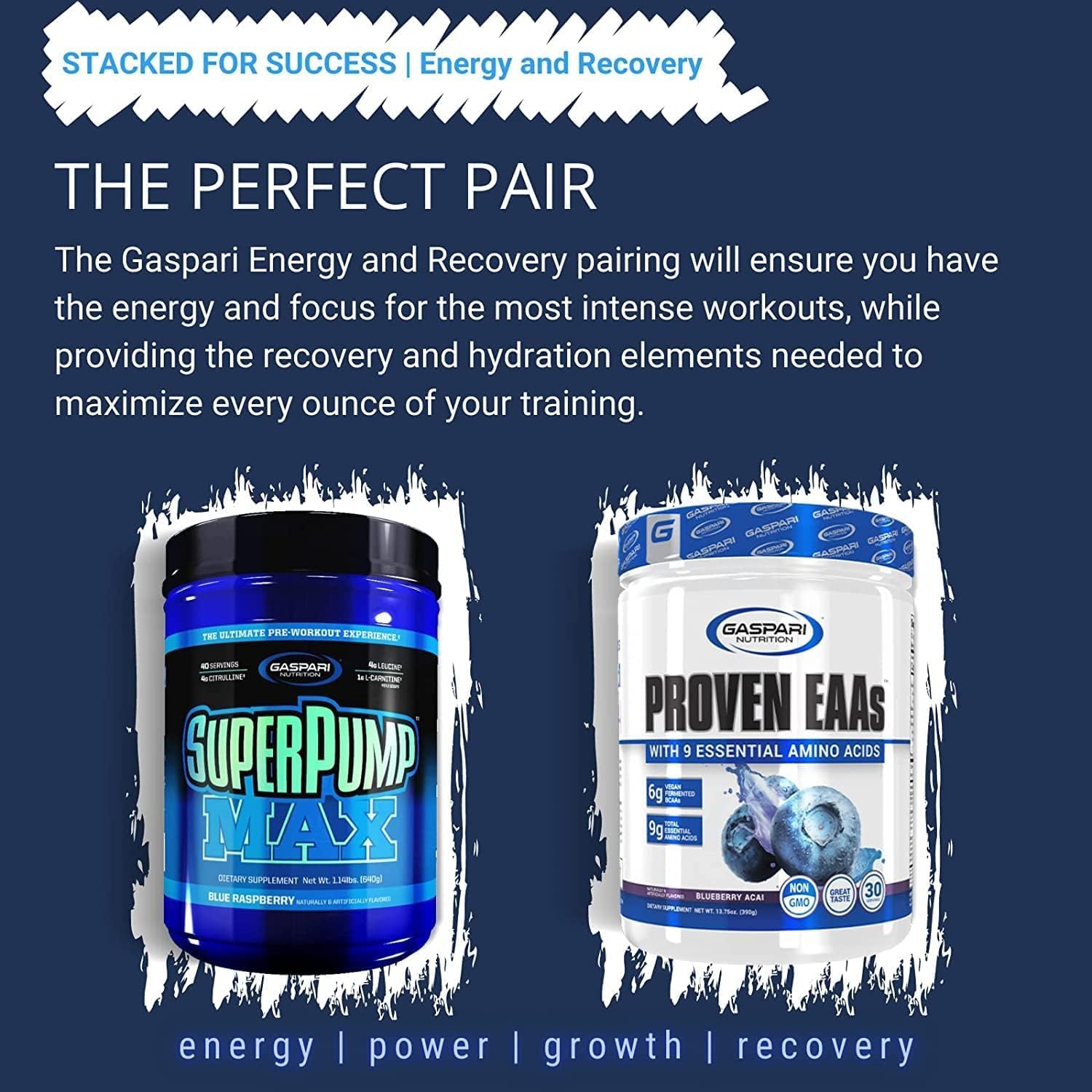 Gaspari Nutrition Proven Eaas, Vegan Fermented Eaas, Enhances Recovery & Replenishes Electrolytes, Non Gmo (30 Servings, Guava Nectarine) : Health & Household