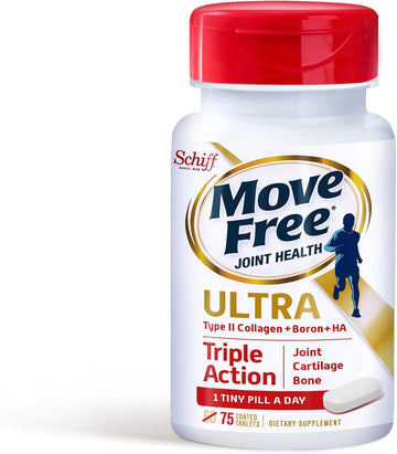 Move Free Type II Collagen, Boron & HA Ultra Triple Action Tablets, Move Free (75 Count In A Bottle) 1 ea