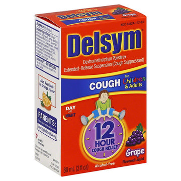 Delsym Child Grape Dxm Size 3Z Delsym Child Grape Dxm 3Z Ea : Health & Household