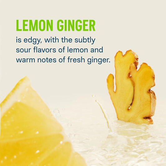 Liquid I.V.® Hydration Multiplier® +Energy - Lemon Ginger - Hydration Powder Packets | Electrolyte Powder Drink Mix | Convenient Single-Serving Sticks | Non-Gmo | 14 Servings (Pack Of 3)