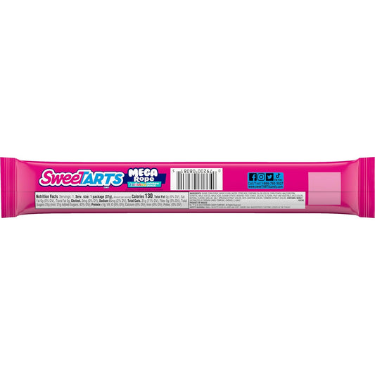 Sweetarts Mega Filled Ropes, 1.32 Ounce Ropes (Pack Of 24)