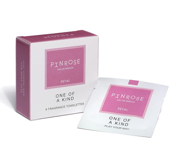 Pinrose Perfumes One Of A Kind - Eau De Parfum Petals (Fragrance Towelettes) - Vegan, Cruelty-Free, & Hypoallergenic With Essential Oils - Notes Of Rose, Patchouli, Vanilla, Musk & Ambergris