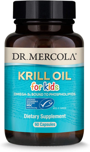 Dr. Mercola, Krill Oil for Kids, 30 Servings (60 Capsules), Source of