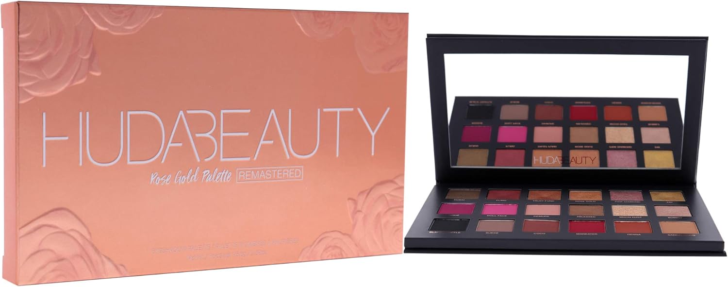 Huda Beauty Rose Gold Remastered Eye Shadow Palette 16.6G