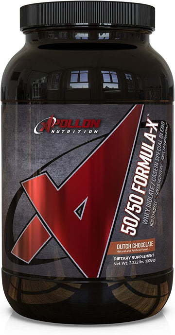 Apollon Nutrition 50/50 Formula-X | Whey Isolate And Casein Protein |
