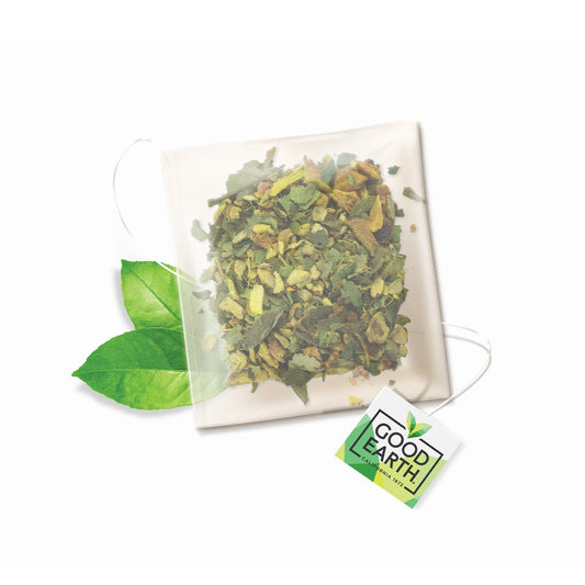 Good Earth Sensorial Blend All Natural Ginger, Turmeric And Lemon Herbal Tea, 15 Count, Pack Of 5