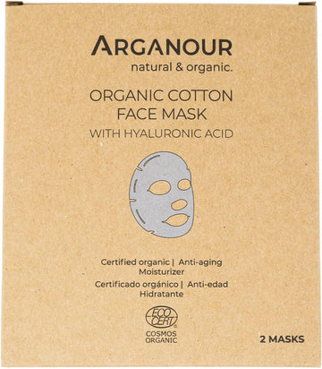 Organic Cotton Face Mask With Hylaruronic Acid