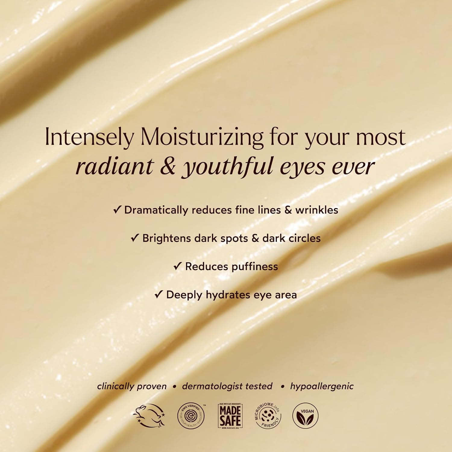 True Botanicals Resurrection Radiance Brightening Eye Cream | Reduces Appearance Of Dark Circles, Fine Lines, Wrinkles & Puffiness | Dermatologist Tested, All Natural, Vegan| 0.5 Oz | 15 Ml : Beauty & Personal Care