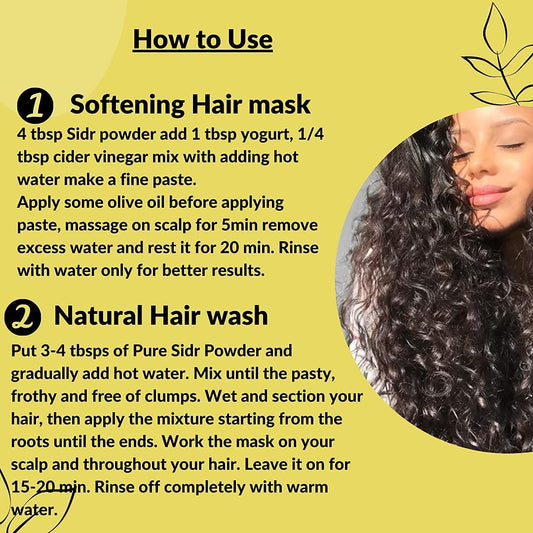 Sidr Leaf Powder (Ber Leaves Powder) 100 Grams |Hair Care Powder | Conditioner