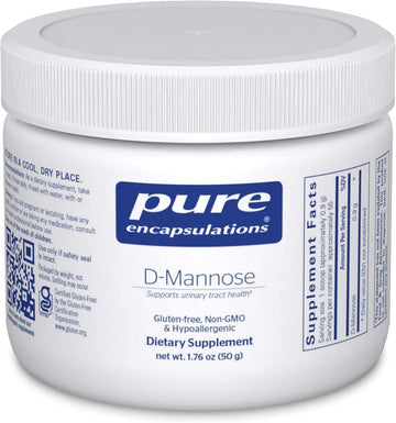 Pure Encapsulations D-Mannose Powder - For Urinary Tract Support - Urinary Tract Support & Bladder Health* - Easy Dissolve Powder - Non-Gmo & Vegan - 1.76 Oz