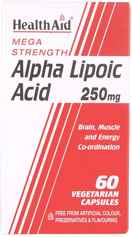 Healthaid Alpha Lipoic Acid 250Mg - 60 Vegicaps
