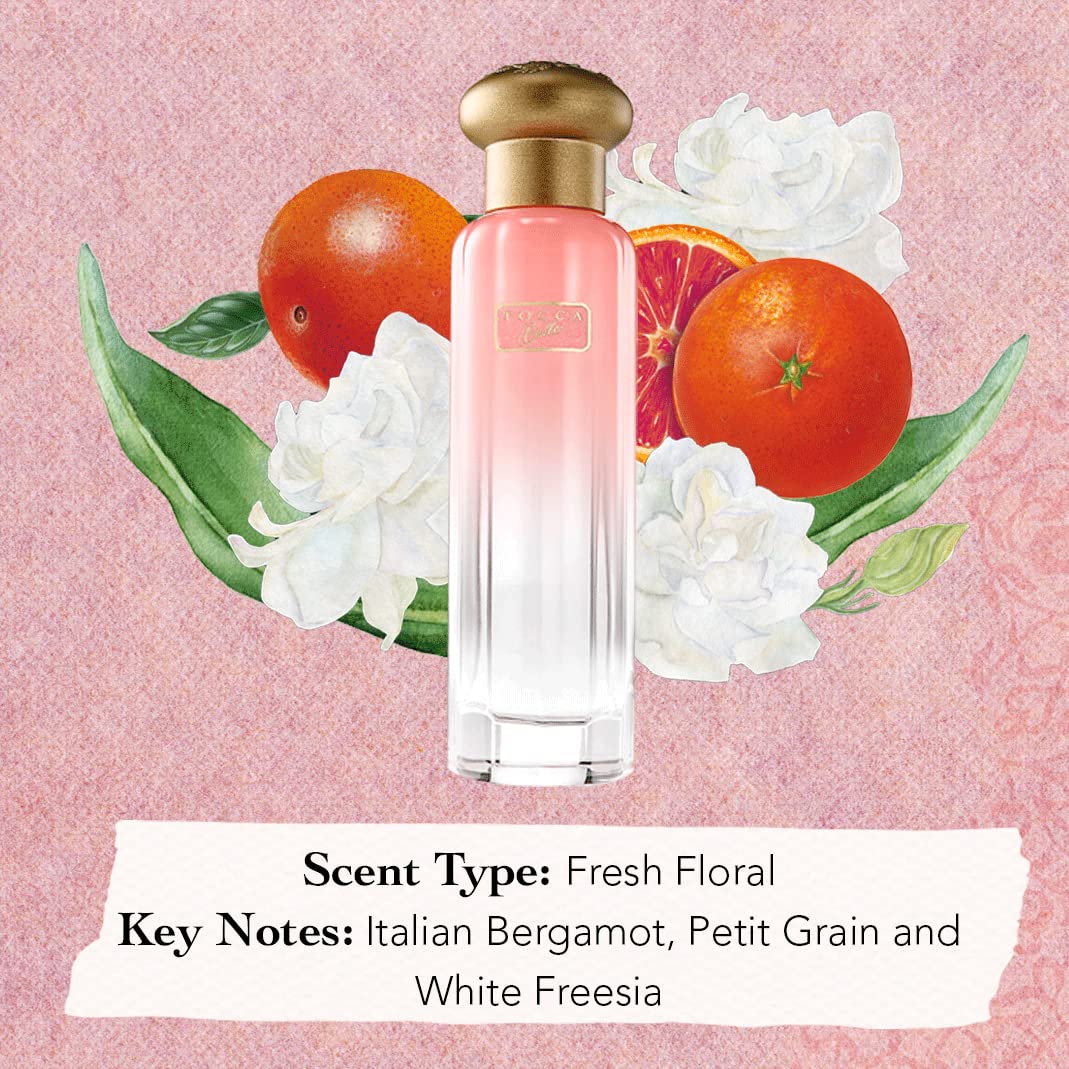 Tocca Women'S Eau De Parfum, Belle - Fresh Floral, Italian Bergamot, Petit Grain And White Freesia - Hand-Finished Bottle, 0.68 Oz. (20 Ml) : Beauty & Personal Care